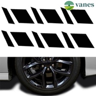 VANES Reflective Car Wheel Stickers Waterproof Rims for 16"-21" Rims Motorcycle Decals Styling Decoration Car Windows Sticker