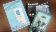 DSE radio 收音機 corus + 後備收音機panasonic + dse專用headphones