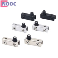 【NOOC】2PCS Glass Clip Glass Cabinet Door Hinge Hinge Showcase Door Accessories