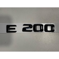 Mercedes Benz E200 Emblem Logo Gloss Black | Mercedes E 200 Emblem
