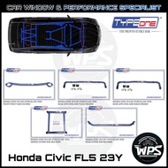 Honda Civic FL5 2023 Type One WPS Stable Performance Bar Multi Point Strut Safety Racing Bar