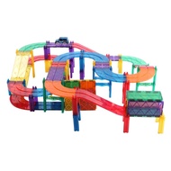 MNTL Car Track Magnetic Tiles - 2021 Upgraded Cars