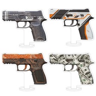 P250 CS2 CSGO gun Standee model for desk decoration High quality Acrylic with many beautiful skins C