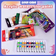 Tube Gouache Paint Set, Color Paint White, Super Gouache Color 12 Colors, Boxed, Children's Art Clas