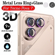 For Tecno Pova 7 Metal Ring Camera Lens Protective Film For Tecno Pova 7 Ultra pro 7Ultra 7pro Pova7
