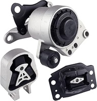 3PCS Engine Motor and Transmission Mount Kit Compatible with Ford Fusion 2013-2018 2.0L, Compatible 