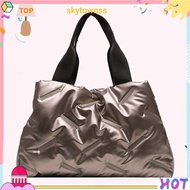 Women Quilted Hobo Handbag Large Capacity Puffer Handbag Soft Simple Bag Female Winter Travel Handba
