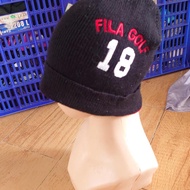 Topi Kupluk Beanie Import Hat By Fila Italy