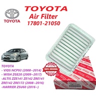 TOYOTA Air Filter 17801-21050-  TOYOTA VIOS NCP93 ALTIS ZZE142 ZRE142 ZRE172 WISH ZGE20 YARIS NCP91 HARRIER ZSU60