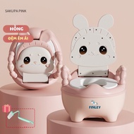 [Kèm Đệm][Tặng Cọ rửa] Bô trẻ em hình con vịt ngộ nghĩnh