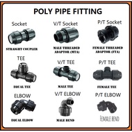 YLK 20MM 25MM HDPE Poly Pipe Fittings Poly Paip Fitting Connector / Penyambung Poly Paip Gigi  Elbow