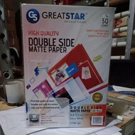 'INKJET PAPER DOUBLE SIDE' MATE 140 gsm A4/50LEMBAR
