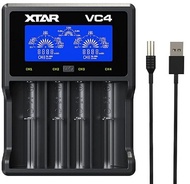 Original XTAR VC4 VS4SL SMART FAST CHARGING Battery Charger AWT Nitecore 14500 16340 17500 18350 18650 20700 21700 26650