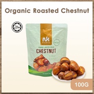 【𝙏𝙇】(100G) Niu Kee Organic Roasted Ringent Chestnut Peeled Chestnut Organik Biji Berangan Bakar HALA