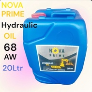 NOVA PRIME Hydraulic Oil 68 AW 20liters Made in U.E.A