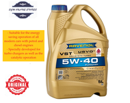 Ravenol Engine Oil VST SAE 5W-40 Turbo Full Synthetic / Ravenol VST 5W-40