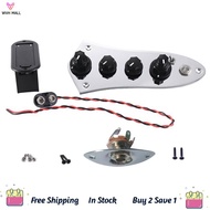 【WVH】-Universal 5 Loaded Control Plate for 4/5 String Bass Guitar Replacement Parts Accessories with