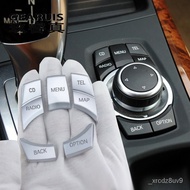 Car Styling For BMW X5 X6 E70 E71 x5m x6m Center Console Multimedia switch Buttons Cover Stickers Tr