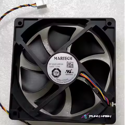 2PCS Canaan Avalon Q Cooling Fan DF1202512RFUN 12V Replacement Miner Fan for Avalon Q Bitcoin ASIC M