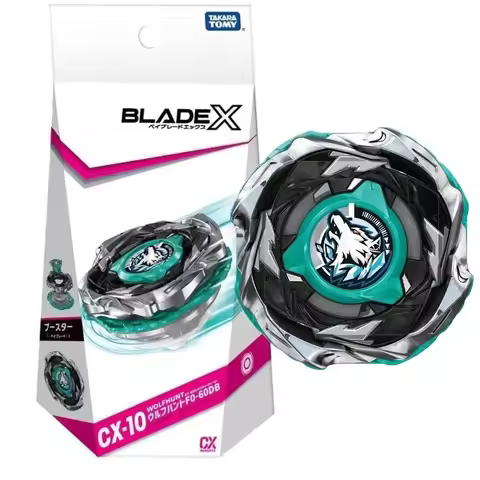 Takara Tomy Bey X CX-10 Booster Wolf Hunt F0-60DB BLADE CARD GAME