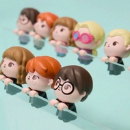 Harry PotterxMINISO 2PCS/BOX Prone Mini Blind Box Desktop Ornament, Mini Cute Computer Cup Decoratio