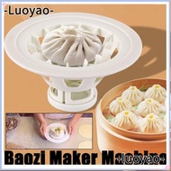 LUOYAO Dumpling Bao Buns Mould, Flower Type ABS Baozi Making Mould, Homemade DIY Baozi Maker