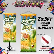 BUNTING JAGUNG MANIS BERSAIZ 2X5