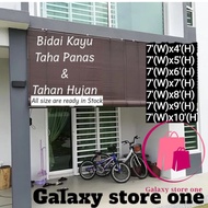 (7 feet width) Bidai Kayu Outdoor Blind Wooden Blinds Woodblind Meranti Wood Curtain Bedai