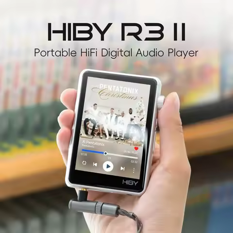 Hiby R3 II Music Player Hi-Res 3.2-inch DSD256 PCM384kHz/32bit Double ES9219C Portable Touch Screen 