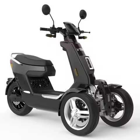 V28 Electric Motorized Tricycle Scooter 3 Wheels Motorcycle with EEC Certification