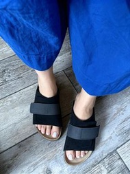 EU 37，Birkenstock，Kyoto，Black，Suede leather， Genuine Leather sandals