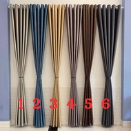 Window curtains 1.2m wide and 2m high used in living room and bedroom [3-layer woven brocade fabric]