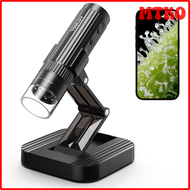 TOMLOV กล้องจุลทรรศน์ไวไฟดิจิตอลไร้สายไมโครสโคปแบบพกพา50X-1000X USB Trichome เหรียญขนาดเล็กเลนส์ขยาย