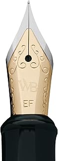 Erudite - Extra Fine Nib (Black section Gold trim) -1pc Poly bag packaging