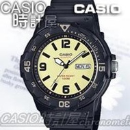 CASIO 時計屋 卡西歐手錶 MRW-200H-5B 男錶 指針錶 橡膠錶帶 黑 防水100米