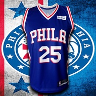 NBA Basketball Jersey Philadelphia 76ers BK0065 Icon Ben Simmons 25 Model Size S-5XL