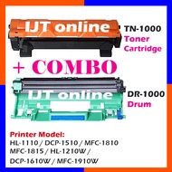 Compatible Brother DR1000 DRUM / TN-1000 TONER Catridge HL 1110 DCP 1510 MFC 1810 MFC 1815 HL 1210W 