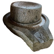 TRADITIONAL STONE GRINDER GREAT FOR POND FOUNTAIN &amp; GARDEN DECOR MORTAR PESTLE STONE GRANITE