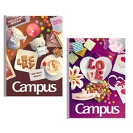 Campus horizontal notebook 120 pages, horizontal notebook for middle school and high school students