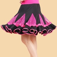Latin Dance Skirt Large Swing Skirt Adult Dance Skirt Square Dance Costume Skirt Friendship Dance Sh