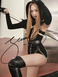 BLACKPINK Jennie內頁親簽  撕頁簽名 親筆簽名 ROSÉ Lisa Jisoo