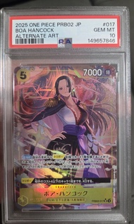 #prb02-017#女帝#蛇姬#Psa10#One Piece Boa Hancock Alternate Art 卡牌