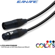 Japan Standard | XLR to XLR Audio Cable - Code: (JS, COLORS, XLR FE - XLR MA)
