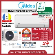 Midea R32 5-STAR Inverter Air-conditioner ALL EASY PRO Inverter Aircond MSEPB-CRFN8  MSEP-CRFN8  1.0HP 1.5HP 2.0HP 2.5HP