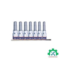 1/4 hexagonal tube set" 7 pieces Kingtony 2127PR H3-H10