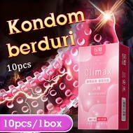 YOMMEE mutual climax berduri condom 10pcs with spikes for male men tahan lama condoms kondom Adult S