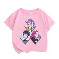 11 New Fashion Kpop Demon Hunters T Shirts Huntrix Shirt Boys Girls Mira Rumi Zoey Top Cotton Tee To