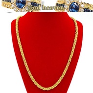 Pure 916 gold men's new factory direct sales pure 916 gold snake bone fine necklace 916 gold jewelry supply wholesale