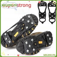 MELENE 1 Pair Shoes Crampons, Anti-Slip Universal Ice Gripper Spike,  5/8 Teeth Spike Spike Grips Cl