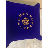 Card Cloth.black Tattoo 67x67cm Gold Thread Embroidery Measured In Size Before Ordering It Is Large 